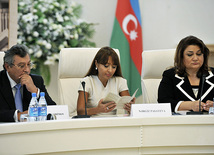 Contest timed to 71st anniversary of prominent Azerbaijani scholar Aida Imanguliyeva ends, rector of the Baku branch of the M.V.Lomonosov Moscow State University, Nargiz Pashayeva, Baku, Azerbaijan, Okt.08, 2010