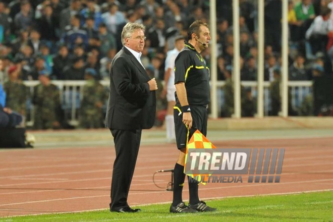 Azerbaijani national football team in domestic qualifying match with Turkey within 2012 European Championship, Baku,  Azerbaijan, Okt.12, 2010