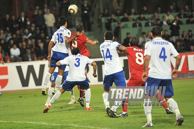 Azerbaijani national football team in domestic qualifying match with Turkey within 2012 European Championship, Baku,  Azerbaijan, Okt.12, 2010