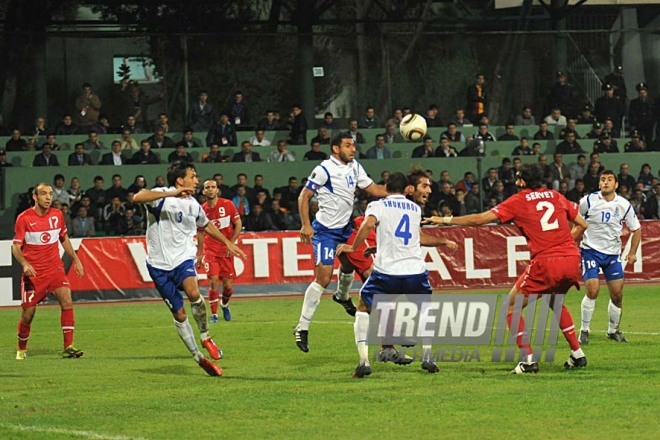 Azerbaijani national football team in domestic qualifying match with Turkey within 2012 European Championship, Baku,  Azerbaijan, Okt.12, 2010