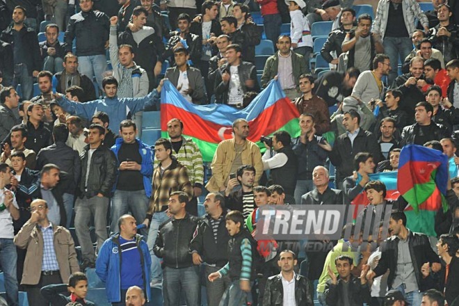 Azerbaijani national football team in domestic qualifying match with Turkey within 2012 European Championship, Baku,  Azerbaijan, Okt.12, 2010