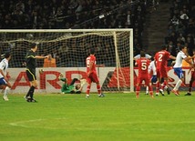 Azerbaijani national football team in domestic qualifying match with Turkey within 2012 European Championship, Baku,  Azerbaijan, Okt.12, 2010