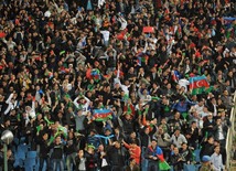 Azerbaijani national football team in domestic qualifying match with Turkey within 2012 European Championship, Baku,  Azerbaijan, Okt.12, 2010