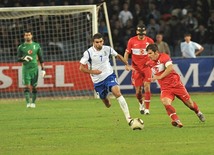 Azerbaijani national football team in domestic qualifying match with Turkey within 2012 European Championship, Baku,  Azerbaijan, Okt.12, 2010