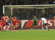 Azerbaijani national football team in domestic qualifying match with Turkey within 2012 European Championship, Baku,  Azerbaijan, Okt.12, 2010