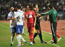 Azerbaijani national football team in domestic qualifying match with Turkey within 2012 European Championship, Baku,  Azerbaijan, Okt.12, 2010