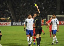 Azerbaijani national football team in domestic qualifying match with Turkey within 2012 European Championship, Baku,  Azerbaijan, Okt.12, 2010