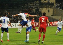 Azerbaijani national football team in domestic qualifying match with Turkey within 2012 European Championship, Baku,  Azerbaijan, Okt.12, 2010