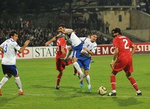 Azerbaijani national football team in domestic qualifying match with Turkey within 2012 European Championship, Baku,  Azerbaijan, Okt.12, 2010