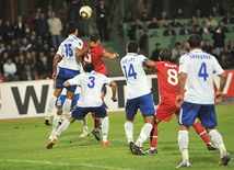 Azerbaijani national football team in domestic qualifying match with Turkey within 2012 European Championship, Baku,  Azerbaijan, Okt.12, 2010