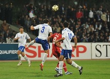 Azerbaijani national football team in domestic qualifying match with Turkey within 2012 European Championship, Baku,  Azerbaijan, Okt.12, 2010