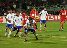 Azerbaijani national football team in domestic qualifying match with Turkey within 2012 European Championship, Baku,  Azerbaijan, Okt.12, 2010