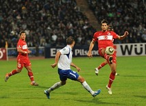 Azerbaijani national football team in domestic qualifying match with Turkey within 2012 European Championship, Baku,  Azerbaijan, Okt.12, 2010