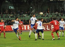 Azerbaijani national football team in domestic qualifying match with Turkey within 2012 European Championship, Baku,  Azerbaijan, Okt.12, 2010