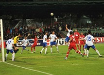 Azerbaijani national football team in domestic qualifying match with Turkey within 2012 European Championship, Baku,  Azerbaijan, Okt.12, 2010