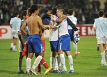 Azerbaijani national football team in domestic qualifying match with Turkey within 2012 European Championship, Baku,  Azerbaijan, Okt.12, 2010