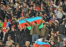 Azerbaijani national football team in domestic qualifying match with Turkey within 2012 European Championship, Baku,  Azerbaijan, Okt.12, 2010