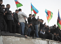 Azerbaijani servicemen buried in second Alley of Honors, Azerbaijan, Baku, November 7 2010