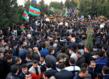 Azerbaijani servicemen buried in second Alley of Honors, Azerbaijan, Baku, November 7 2010