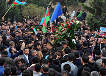 Azerbaijani servicemen buried in second Alley of Honors, Azerbaijan, Baku, November 7 2010