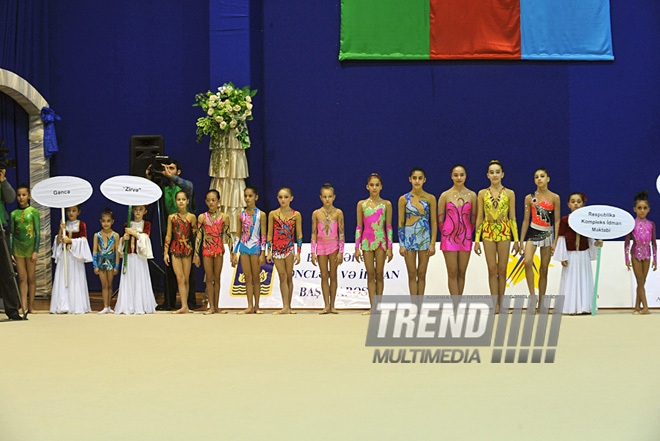 The 17th Azerbaijan Open Championship in Rhythmic Gymnastics started in Baku, Azerbaijan, Baku, 2010 November 9 