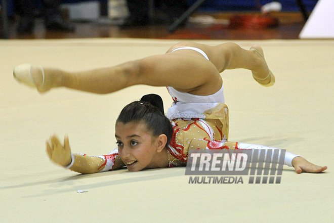 Bakıda bədii gimnastika üzrə 17-ci açıq Azərbaycan birinciliyi başlayb, Azərbaycan,Baki,9 noyabr 2010
 