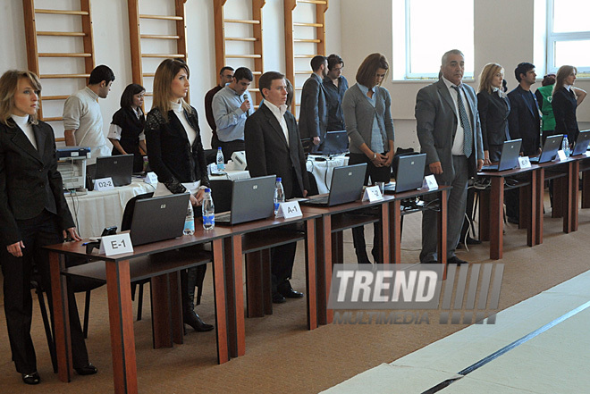 Baku hosts Azerbaijani Acrobatic Gymnastics Championships among youth, Baku, Azerbaijan, Nov.12, 2010 

 