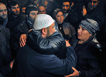 Return of the bodies of five dead people and pilgrims injured in accident in Turkey? Azerbaijan, Baku, airport, November 25, 2010,pilgrim Ilgar Muradov