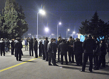 Return of the bodies of five dead people and pilgrims injured in accident in Turkey? Azerbaijan, Baku, airport, November 25, 2010