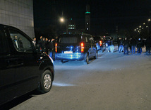 Return of the bodies of five dead people and pilgrims injured in accident in Turkey? Azerbaijan, Baku, airport, November 25, 2010