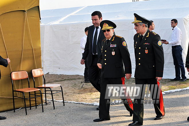 Azerbaijani Emergency Situations Ministry conducts exercises, Baku, Azerbaijan, Dec.16, 2010