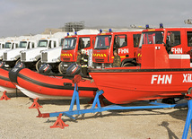 Azerbaijani Emergency Situations Ministry conducts exercises, Baku, Azerbaijan, Dec.16, 2010