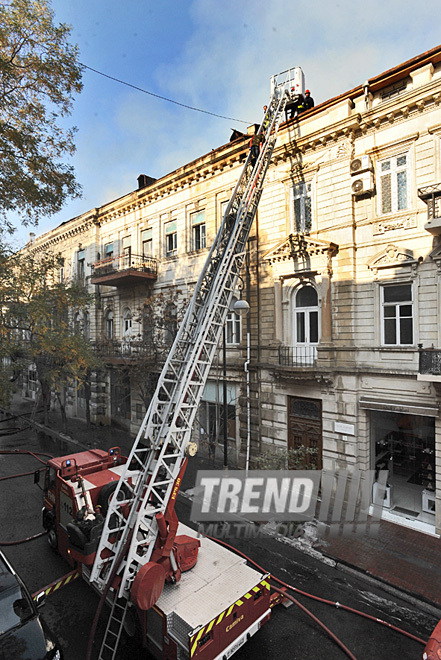 Пожар в здании бывшей Травматологической больницы, Баку, Азербайджан, 24 декабря 2010 г.