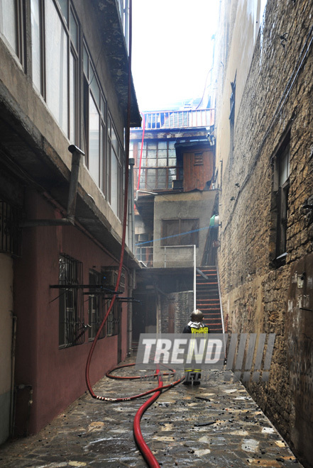 Fire at Traumatology Institute, Baku, Azerbaijan, Dec.24, 2010