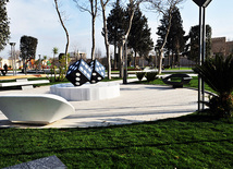 Bakı Ticarət Limanı yaxınlığında yeni park, Bakı, Azərbaycan, 06 yanvar 2011