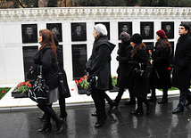 Azerbaijan commemorates 21st anniversary of 20 January tragedy,Azerbaijan, Baku, Jan. 20