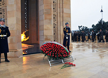 Azerbaijan commemorates 21st anniversary of 20 January tragedy,Azerbaijan, Baku, Jan. 20