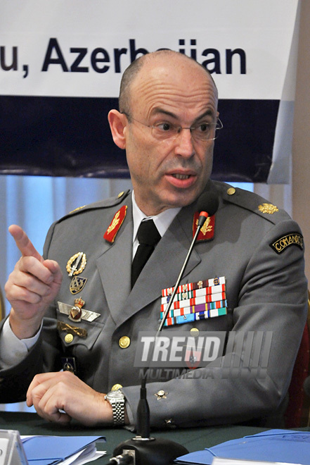 NATO Military Staff, Maj. Gen. Carlos Branco, Baku, Azerbaijan, Jan.31. 2011