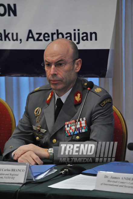 NATO Military Staff, Maj. Gen. Carlos Branco, Baku, Azerbaijan, Jan.31. 2011