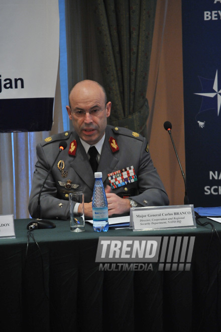 NATO Military Staff, Maj. Gen. Carlos Branco, Baku, Azerbaijan, Jan.31. 2011