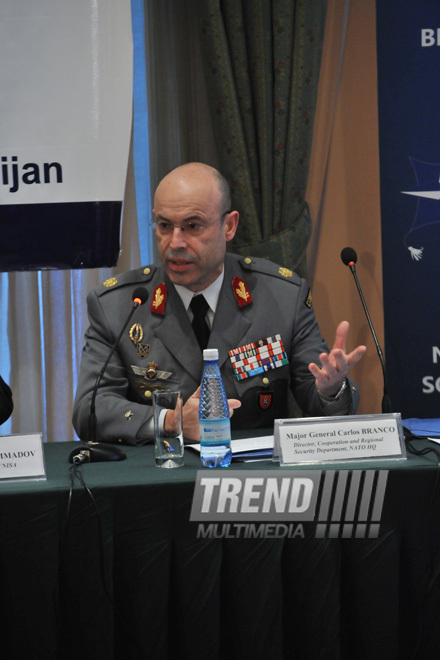 NATO Military Staff, Maj. Gen. Carlos Branco, Baku, Azerbaijan, Jan.31. 2011