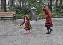 Bakıda ilk qar, Bakı, Azərbaycan, 16 fevral 2011