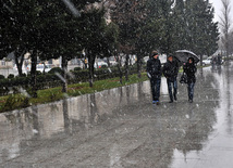 Bakıda ilk qar, Bakı, Azərbaycan, 16 fevral 2011