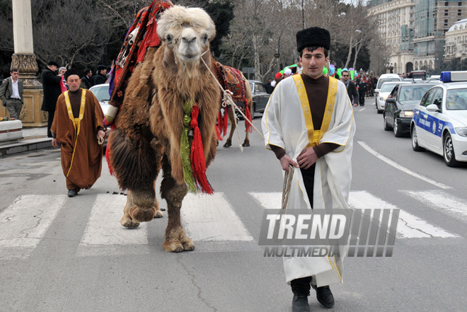 Baku prepares for Novruz holiday, Baku, Azerbaijan, Marc 15, 2011