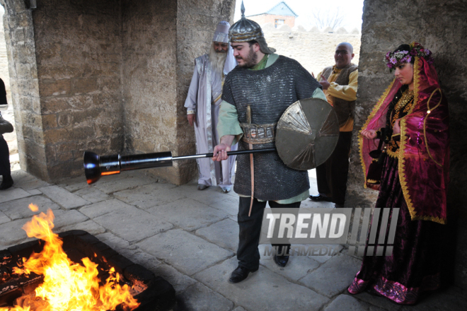 Baku prepares for Novruz holiday, Baku, Azerbaijan, Marc 15, 2011