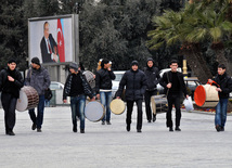 Baku prepares for Novruz holiday, Baku, Azerbaijan, Marc 15, 2011