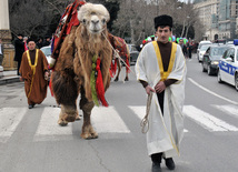 Baku prepares for Novruz holiday, Baku, Azerbaijan, Marc 15, 2011