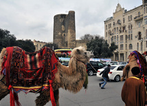 Baku prepares for Novruz holiday, Baku, Azerbaijan, Marc 15, 2011