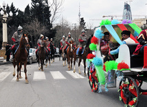 Baku prepares for Novruz holiday, Baku, Azerbaijan, Marc 15, 2011