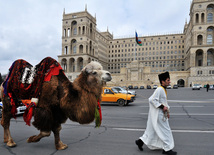 Baku prepares for Novruz holiday, Baku, Azerbaijan, Marc 15, 2011